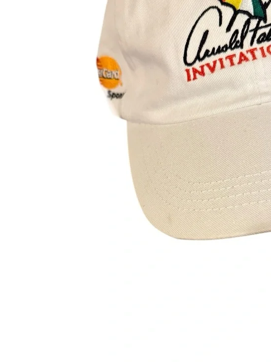 Ahead Arnold Palmer Invitational Golf Hat 2009 Bay Hill Cream Strapback Y2K NWT - Picture 2 of 7